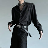 실버 스냅 모드 루즈 셔츠 mf2844