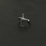 MODEFREAKのクロスデザインチェーンリング mf2295の画像