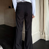 MODEFREAKのハイウエストクラシカルモードスラックス mf3515の画像