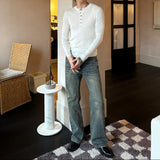 MODEFREAKのヘンリーカラーモードニットプルオーバー mf3514の画像