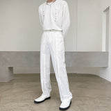 MODEFREAKのセンタープリーツラインパンツ mf2546の画像