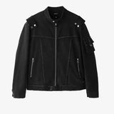 MODEFREAKのデニムモードコリアンジャケット mf3288の画像