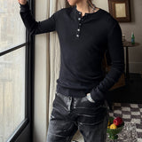 MODEFREAKのヘンリーカラーモードニットプルオーバー mf3514の画像