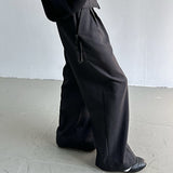 MODEFREAKのハイウエストドレープコリアンスラックス mf3339の画像