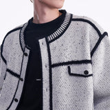 MODEFREAKのモノトーンバイカラーカーディガン mf3500の画像