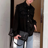 MODEFREAKのツイードモードシャツ mf2803の画像