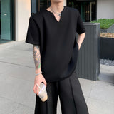 MODEFREAKのVカットモードシルエットカットソー mf3327の画像