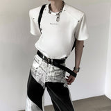 MODEFREAKのスタッズデザインモードTシャツ mf3388の画像