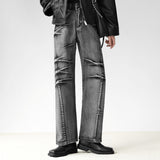 MODEFREAKのアシンメトリーデザインデニムパンツ mf2324の画像1