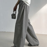 MODEFREAKのギンガムチェックルーズパンツ mf3340の画像