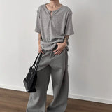 MODEFREAKのメタルデザインリブカットソー mf2469の画像