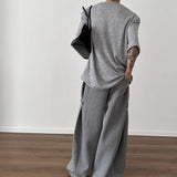 MODEFREAKのメタルデザインリブカットソー mf2469の画像