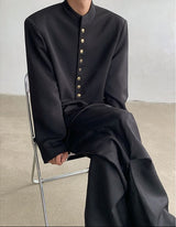 MODEFREAKのクラシカルノーカラージャケット mf3265の画像