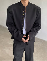 MODEFREAKのクラシカルノーカラージャケット mf3265の画像