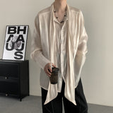 MODEFREAKのラグジュアリーシルクリボンシャツmf2422の画像