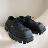 MODEFREAKのスクエアトゥレザーシューズ mf2166の画像