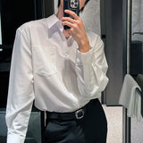 MODEFREAKのネクタイモードモノトーンシャツ mf2923の画像