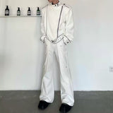 MODEFREAKのプリーツレイヤーフレアパンツ mf3169の画像