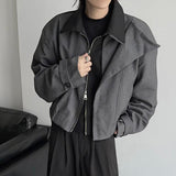 シンメトリージップショートジャケット mf2966