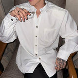 MODEFREAKのハイネックモードコリアンシャツ mf3513の画像