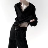 MODEFREAKのヘンリーカラールーズモードカットソー mf3252の画像