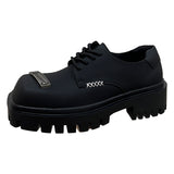 MODEFREAKのスクエアトゥレザーシューズ mf2166の画像