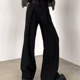 MODEFREAKのセンタータックドレープスラックス mf2932の画像