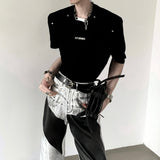 MODEFREAKのスタッズデザインモードTシャツ mf3388の画像