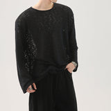 MODEFREAKのルーズシルエットシースルーニット mf3286の画像