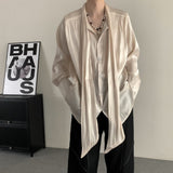 MODEFREAKのラグジュアリーシルクリボンシャツmf2422の画像