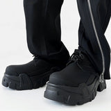 MODEFREAKのスタイリッシュレザースニーカー mf2737の画像