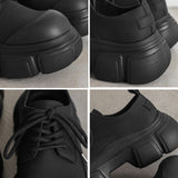 MODEFREAKのマット厚底レザーシューズ mf2645の画像