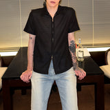 MODEFREAKのモードジップアップメッシュシャツ mf3278の画像