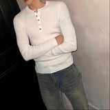 MODEFREAKのヘンリーカラーモードニットプルオーバー mf3514の画像