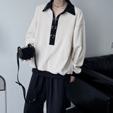 MODEFREAKのバイカラーデザインリブカットソー mf2533の画像4