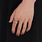 MODEFREAKのニットシルバーリング mf2991の画像