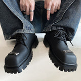 MODEFREAKのスクエアトゥレザーシューズ mf2166の画像