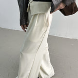 MODEFREAKのハイウエストドレープコリアンスラックス mf3339の画像