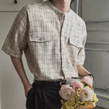 MODEFREAKのモードツイードコリアンシャツ mf3368の画像