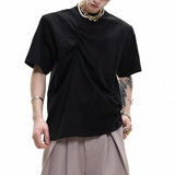 MODEFREAKのアシンメトリープリーツTシャツ mf3380の画像