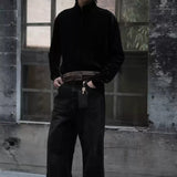 MODEFREAKのギャザーヴェルヴェットジップアップジャケット mf3092の画像