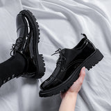 MODEFREAKのコリアンエナメルダッドシューズ mf2526の画像