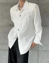 MODEFREAKのモードジップデザインコリアンシャツ mf2920の画像