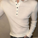 MODEFREAKのヘンリーカラーモードニットプルオーバー mf3514の画像