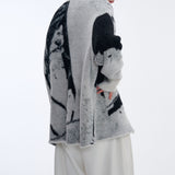 MODEFREAKのジップアップモードニュアンスニット mf3501の画像