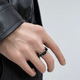 MODEFREAKのアシンメトリーシャインリング mf2756の画像