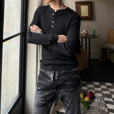 MODEFREAKのヘンリーカラーモードニットプルオーバー mf3514の画像