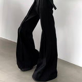 MODEFREAKのプリーツフレアモードスラックス mf3320の画像