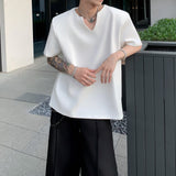 MODEFREAKのVカットモードシルエットカットソー mf3327の画像