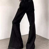 MODEFREAKのプリーツフレアモードスラックス mf3320の画像